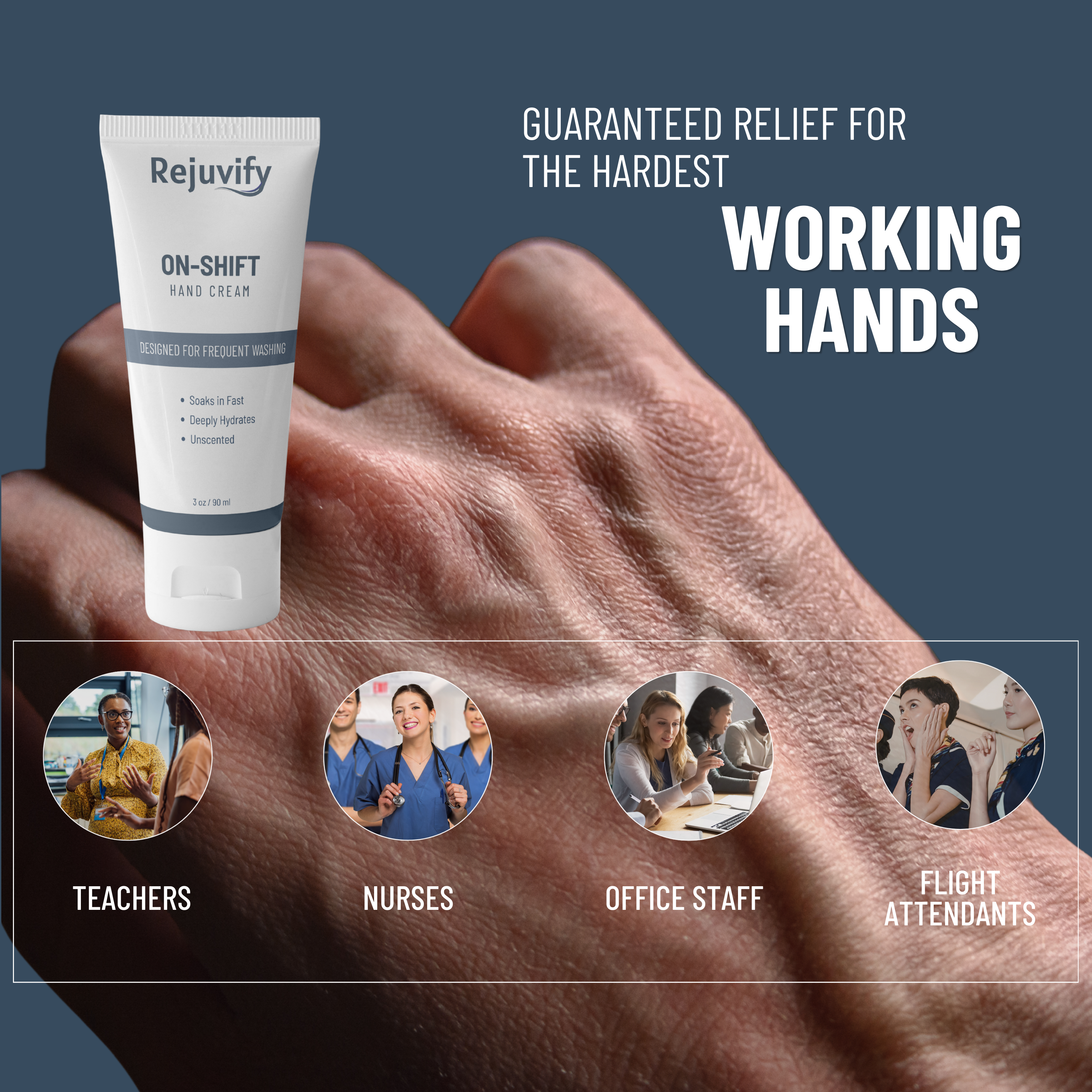 REJUVIFY ON-SHIFT HAND CREAM